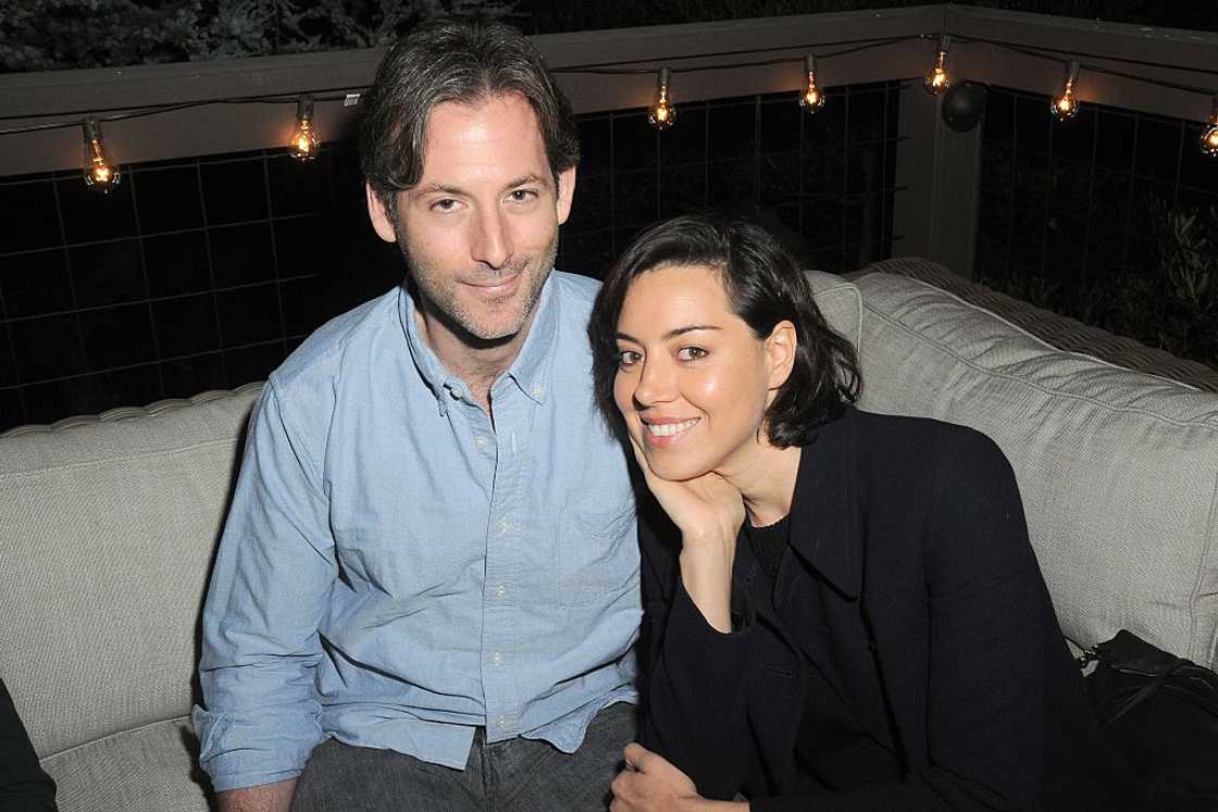 American screenwriter Jeff Baena and comedian Aubrey Plaza American screenwriter Jeff Baena and comedian Aubrey Plaza