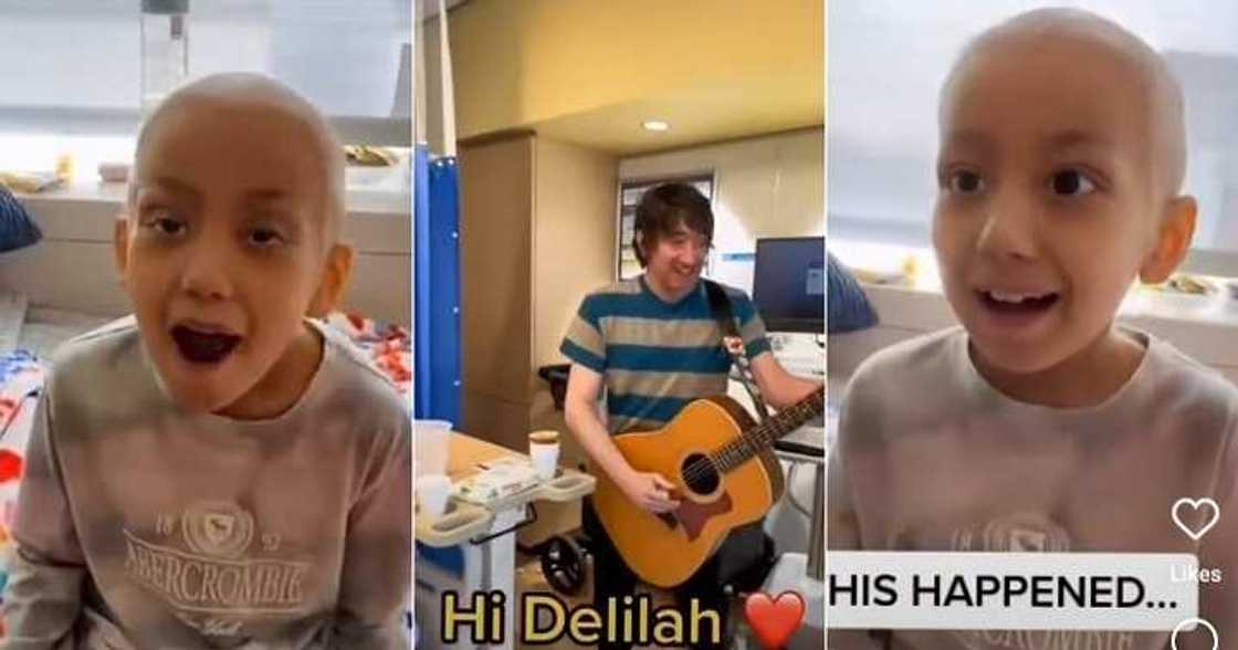 8-year-old cancer patient, Delilah, favourite singer