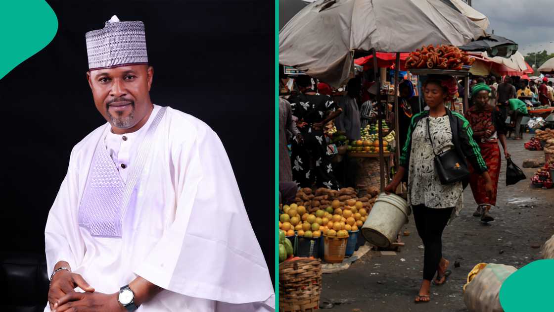 Saidi Balogun complains about prices of commodities. Saidi Balogun complains about prices of commodities.