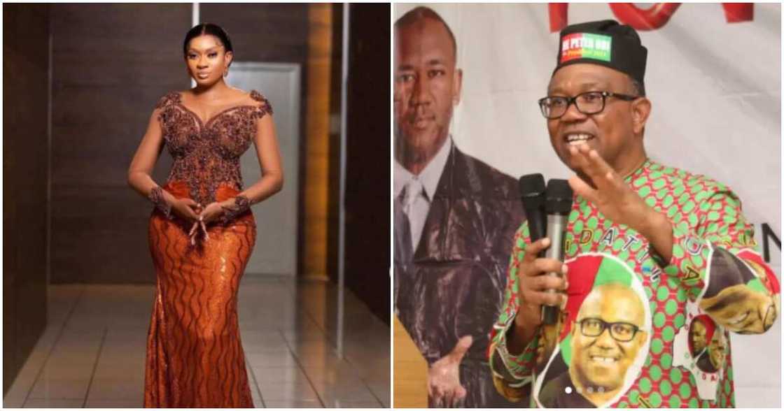 Photos of Peter Obi and May Yul Edochie Photos of Peter Obi and May Yul Edochie