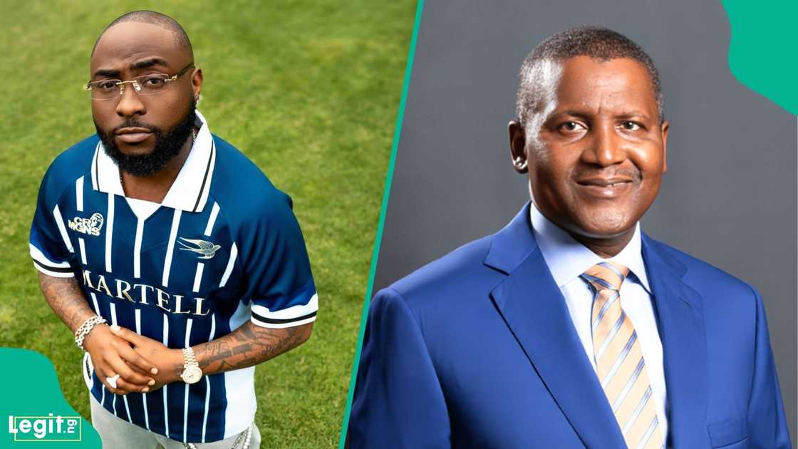 Davido and Dangote stand together in Times Square during the unveiling of a massive refinery billboard