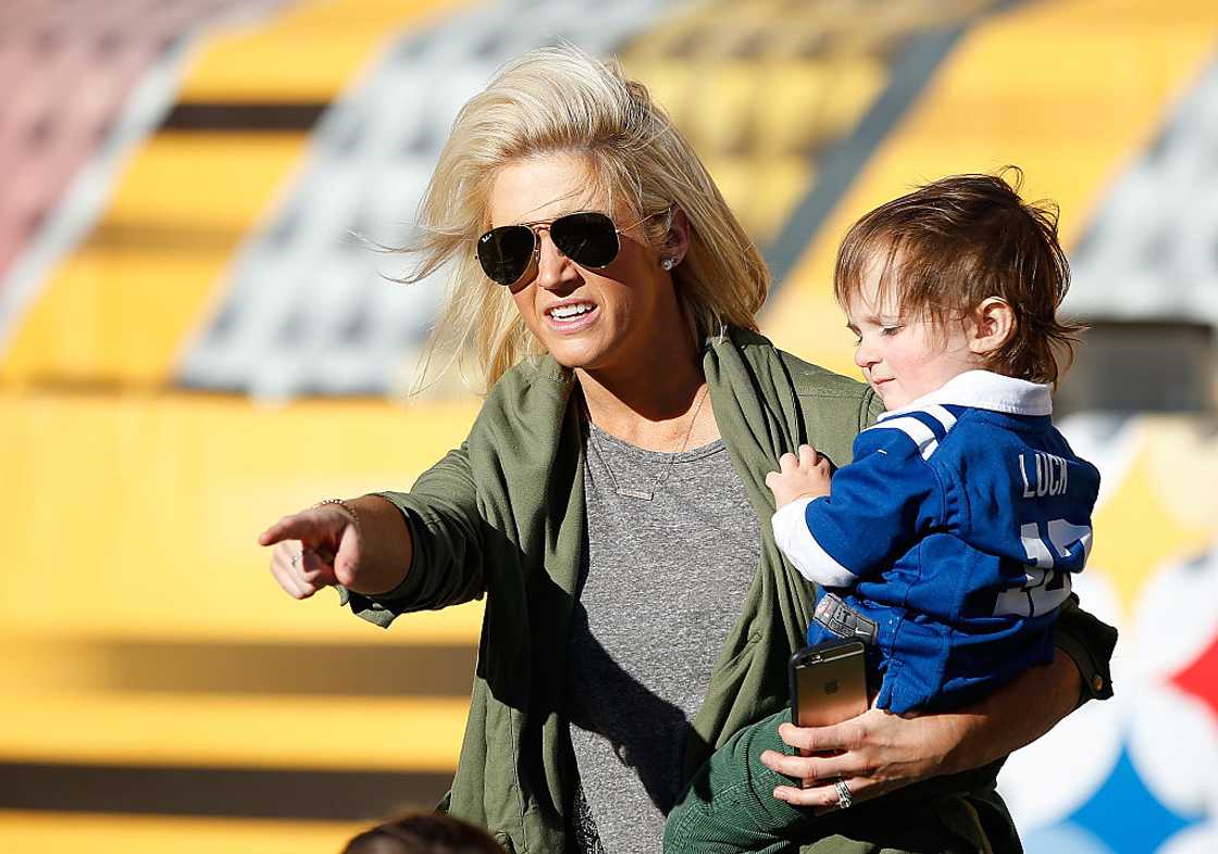Casey Foyt, daughter of Indianapolis Colts owner Jim Irsay, at Heinz Field in Pittsburgh, Pennsylvania Casey Foyt, daughter of Indianapolis Colts owner Jim Irsay, at Heinz Field in Pittsburgh, Pennsylvania
