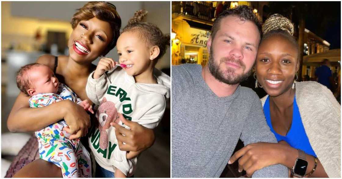 Korra Obidi with kids and ex-hubby Justin Korra Obidi with kids and ex-hubby Justin