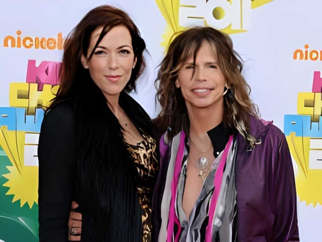 Steven Tyler and Erin Brady at Nickelodeon's 24th Annual Kids' Choice Awards