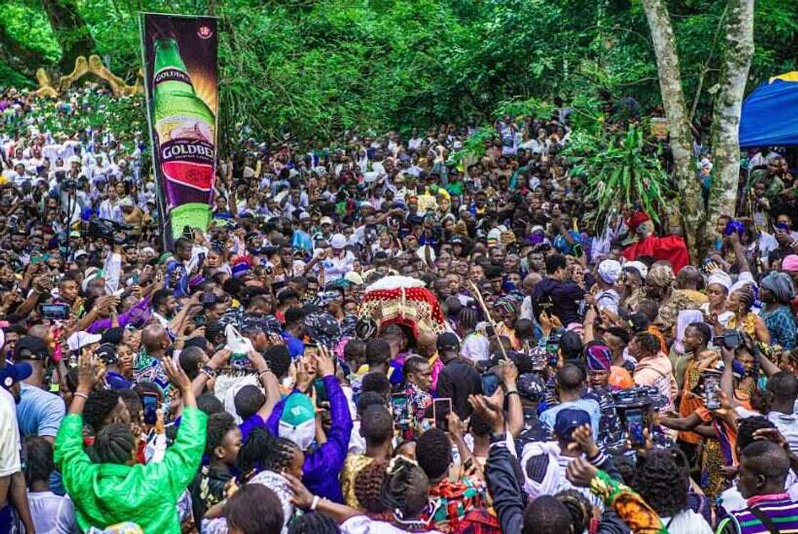 Osun Osogbo Festival 2022: Goldberg Reinforces Love for Yoruba Tradition Osun Osogbo Festival 2022: Goldberg Reinforces Love for Yoruba Tradition