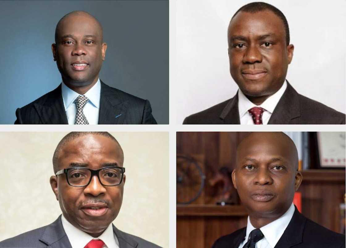 Four Top Nigerian bank CEOs kick off 2022 in riches. Here is how much they made Four Top Nigerian bank CEOs kick off 2022 in riches. Here is how much they made