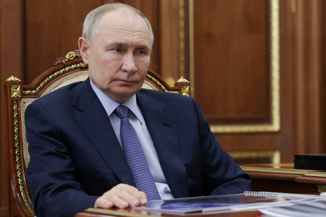 President Vladimir Putin has said military outlays are now at nine percent of GDP President Vladimir Putin has said military outlays are now at nine percent of GDP