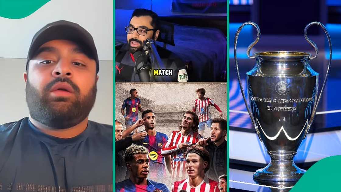 Man predicts final result of Atletico Vs Barcelona match.