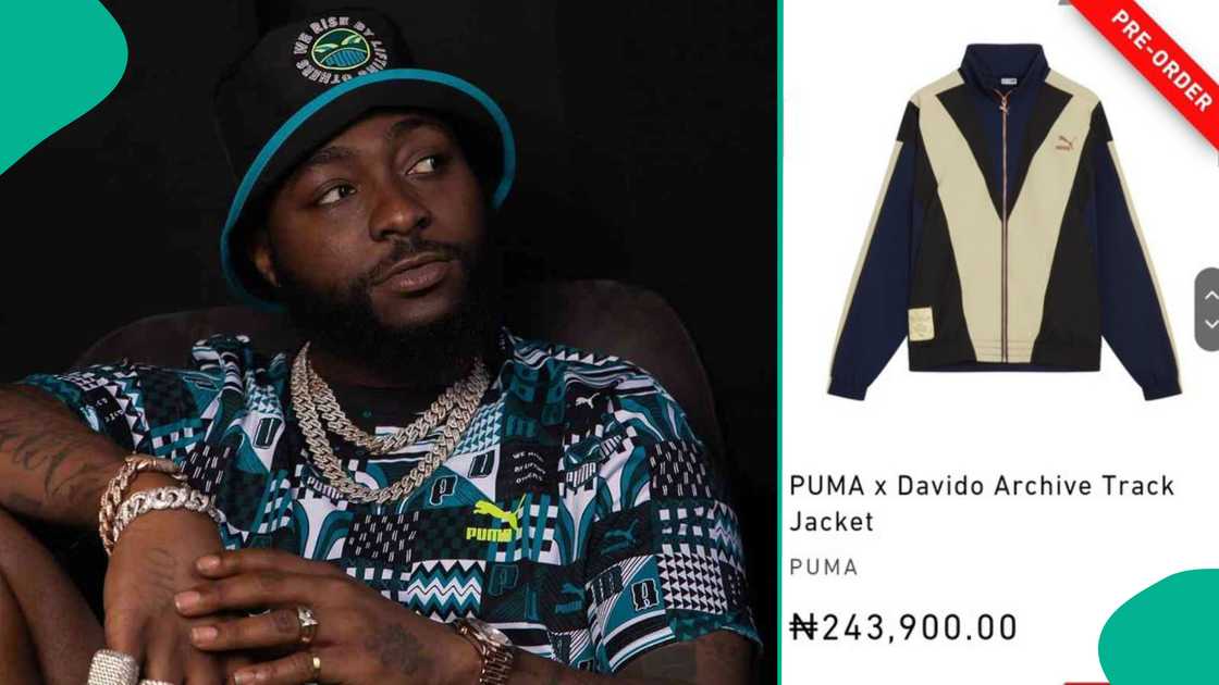 Davido's Puma collection Davido's Puma collection