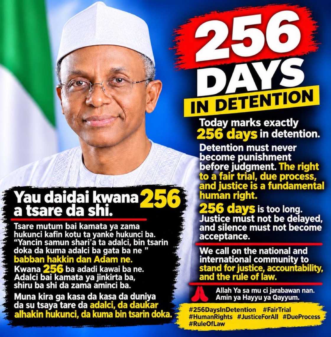 El-Rufai na ci gaba da zama a tsare El-Rufai na ci gaba da zama a tsare