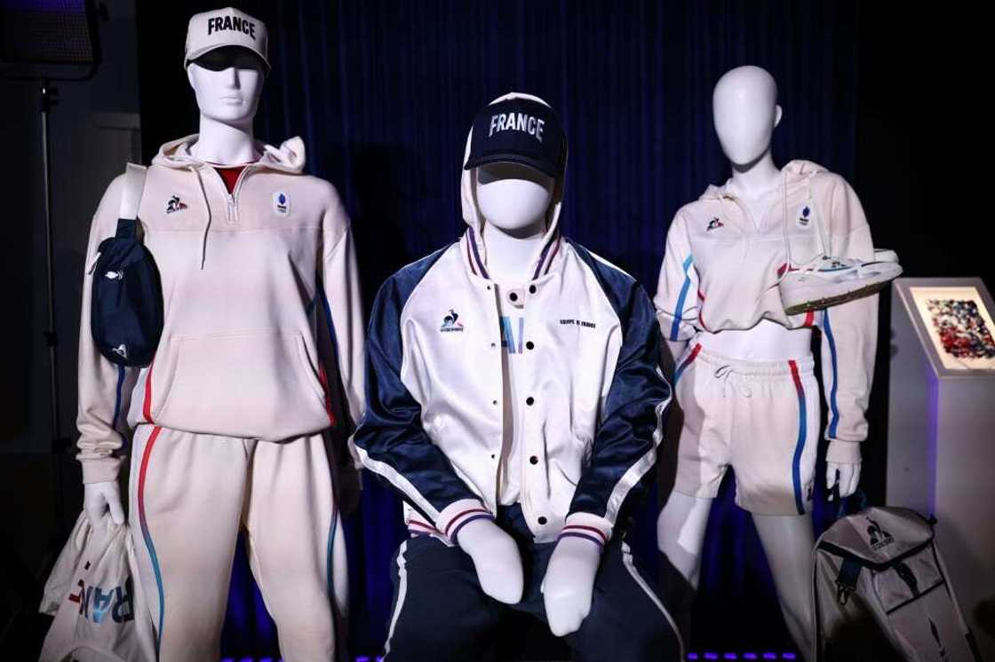 The company unveiled its outfits for French athletes in Paris in January