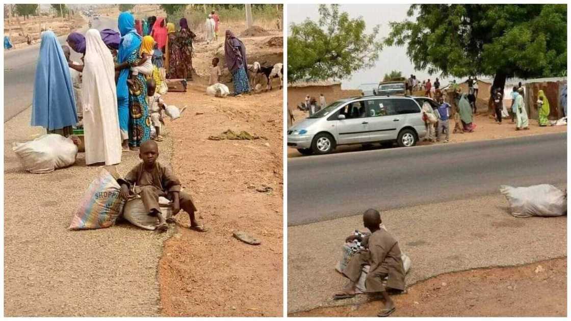 Tsanantar harin 'yan bindiga: Hotunan mazauna kauyukan Zamfara suna gudun hijira Tsanantar harin 'yan bindiga: Hotunan mazauna kauyukan Zamfara suna gudun hijira