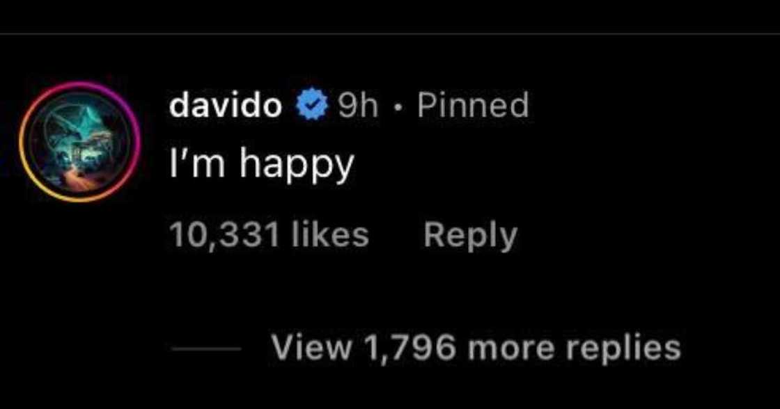 Davido says he's happy after spending $1 million in a day.