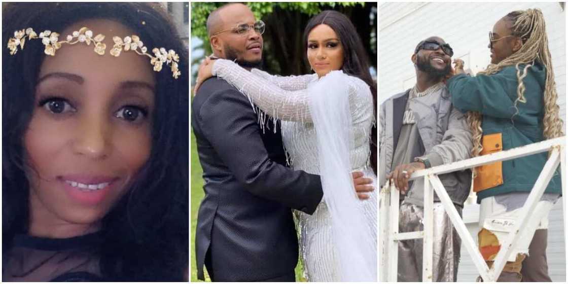 Davido and Sina Rambo's MIL Davido and Sina Rambo's MIL