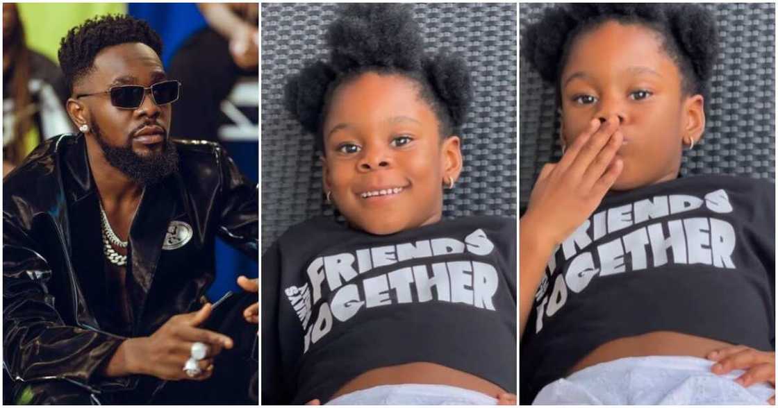 Photos of Patoranking and his daughter Wilmer Photos of Patoranking and his daughter Wilmer
