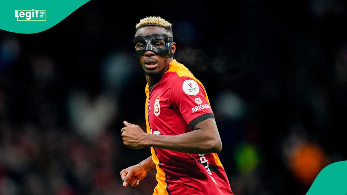 Victor Osimhen gets a gift after Nigeria's World Cup qualifiers. Victor Osimhen gets a gift after Nigeria's World Cup qualifiers.