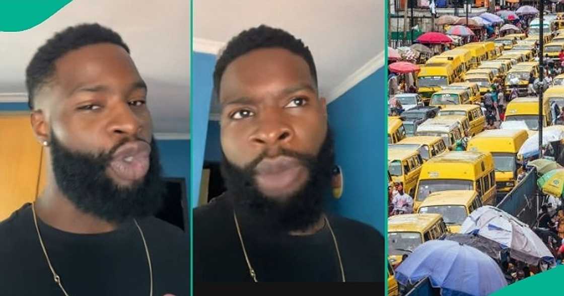 Nigerian man laments over traffic in Lagos state Nigerian man laments over traffic in Lagos state