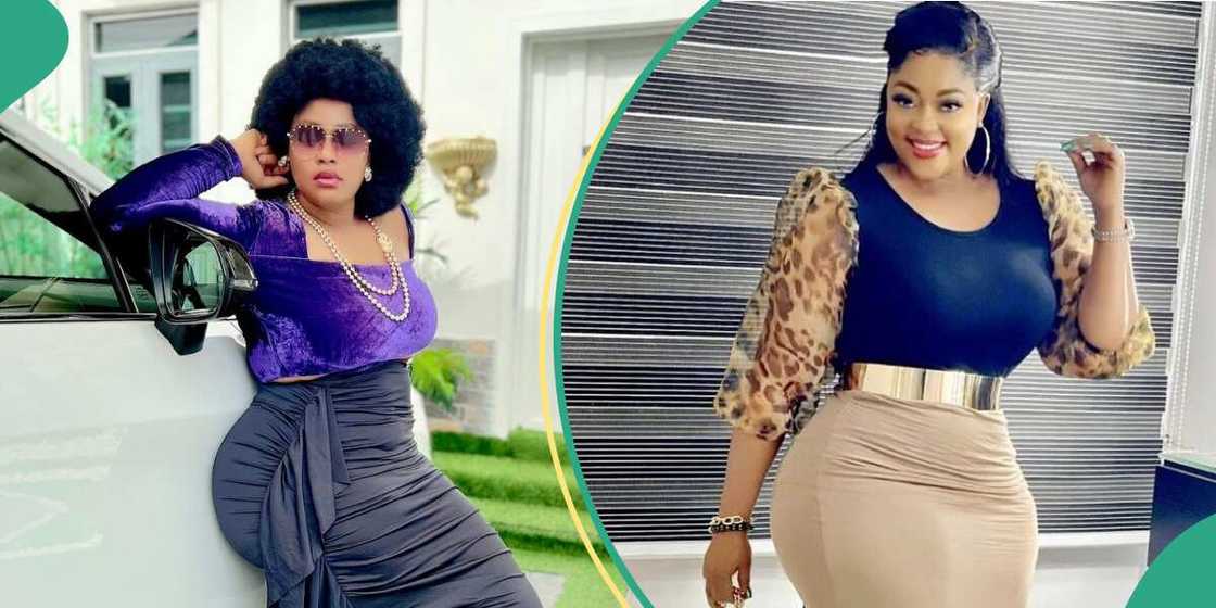 Omoborty changes her curvy shape in ten cute pictures. Omoborty changes her curvy shape in ten cute pictures.