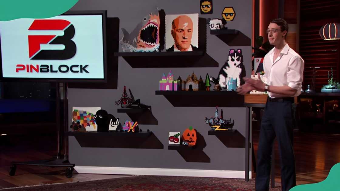 Vladislav Smolyanskyy pitching Pinblock on Shark Tank Season 8. Vladislav Smolyanskyy pitching Pinblock on Shark Tank Season 8.