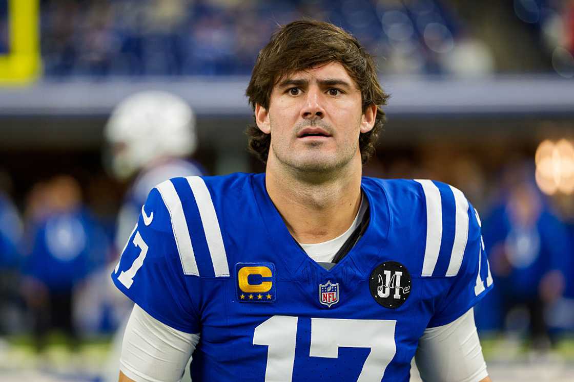 Daniel Jones plays for the Indianapolis Colts Daniel Jones plays for the Indianapolis Colts