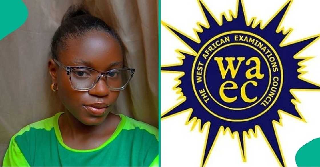 Student displays message she saw while trying to check WAEC 2025 result. Student displays message she saw while trying to check WAEC 2025 result.