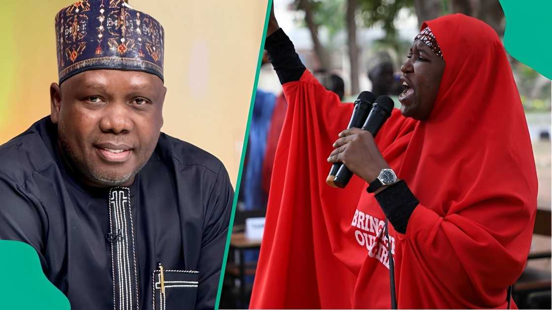 Aisha Yesufu takes swipe at Tinubu aide Daniel Bwala during TV appearance