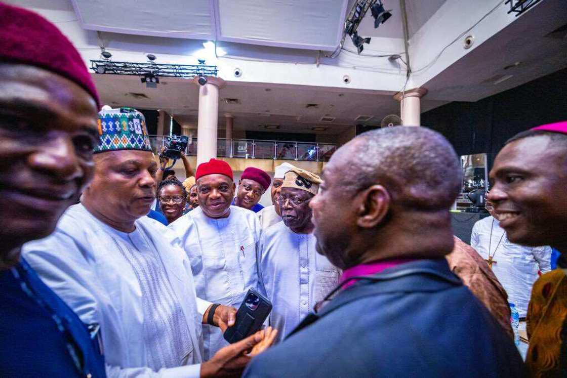 Bola Tinubu, Christian Association of Nigeria, Abuja, APC, Kashim Shettima, 2023 general elections Bola Tinubu, Christian Association of Nigeria, Abuja, APC, Kashim Shettima, 2023 general elections