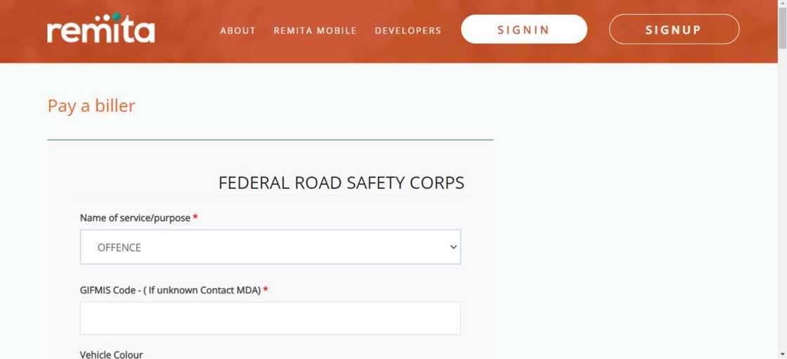 frsc gifmis code frsc gifmis code