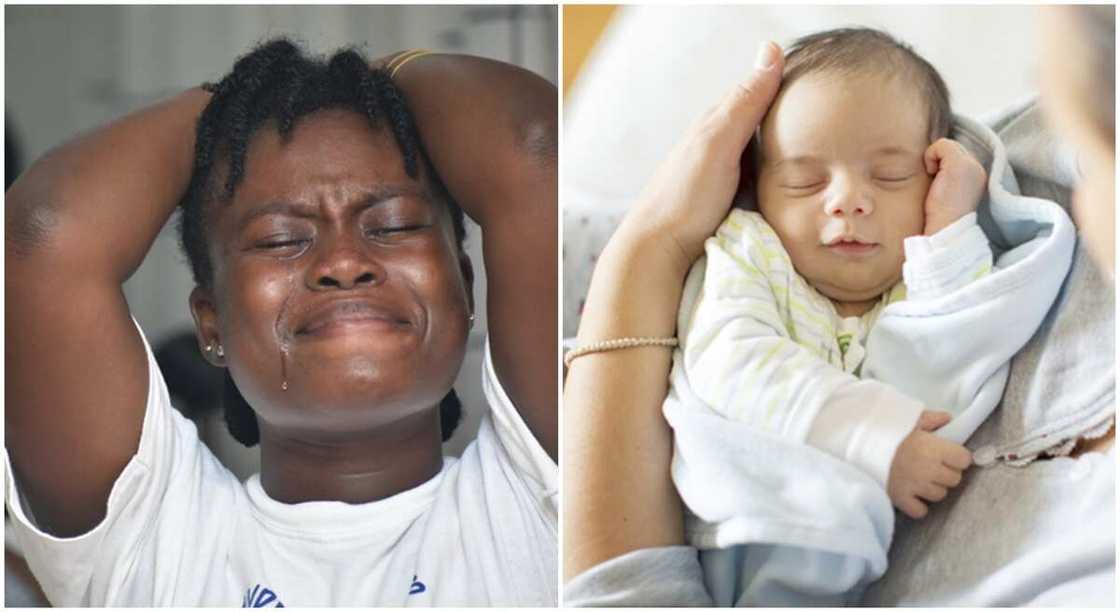 A Nigerian mum is crying for help as hospital seizes her baby. A Nigerian mum is crying for help as hospital seizes her baby.
