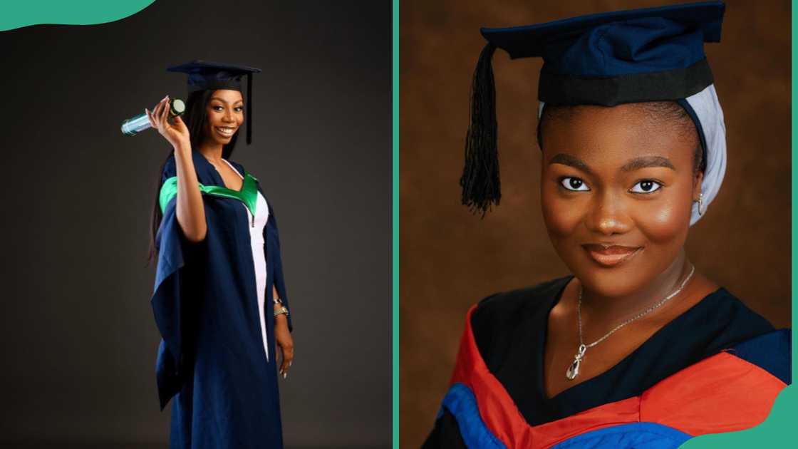 Nigerian university students during graduation