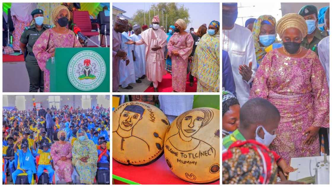 Dolapo in Maiduguri: Photos Emerge as VP’s Wife Marks Osinbajo’s birthday at North East children's centre Dolapo in Maiduguri: Photos Emerge as VP’s Wife Marks Osinbajo’s birthday at North East children's centre