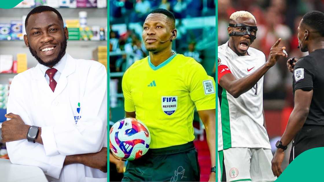 Ghanaian doctor goes viral over what he said about referee who officiated NIgeria vs Morocco AFCON match Ghanaian doctor goes viral over what he said about referee who officiated NIgeria vs Morocco AFCON match