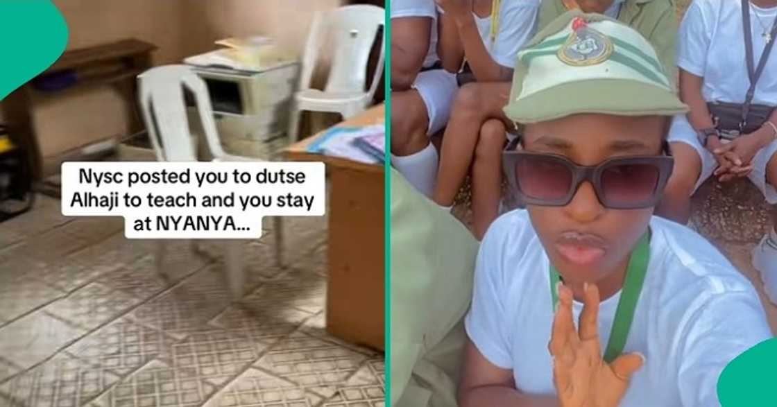 Corps member in tears after being posted to Dutse Alhaji in Abuja. Corps member in tears after being posted to Dutse Alhaji in Abuja.