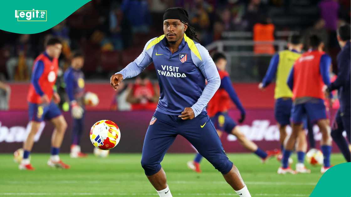 Ademola Lookman, Atletico Madrid, Real Sociedad, Copa del Rey final, Diego Simeone. Ademola Lookman, Atletico Madrid, Real Sociedad, Copa del Rey final, Diego Simeone.