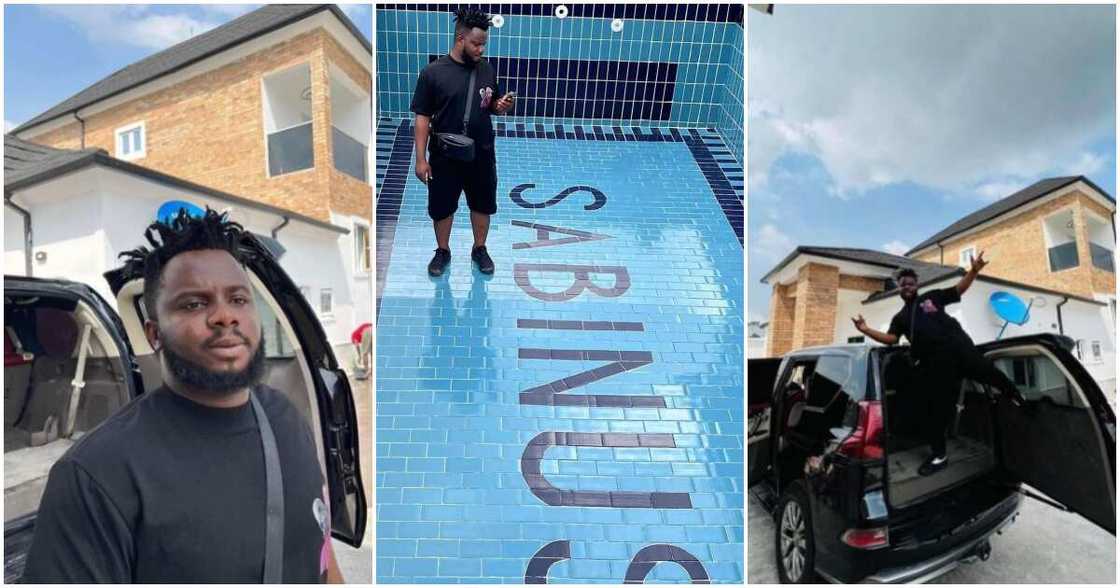 Comedian Sabinus buys new mansion. Comedian Sabinus buys new mansion.