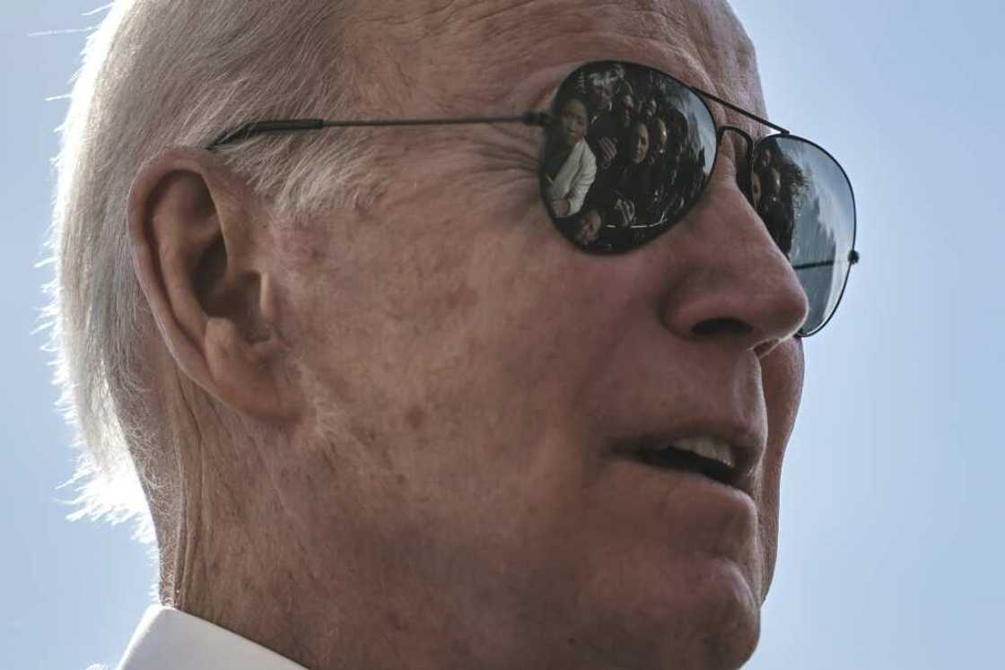 US President Joe Biden says US manufacturing is back US President Joe Biden says US manufacturing is back