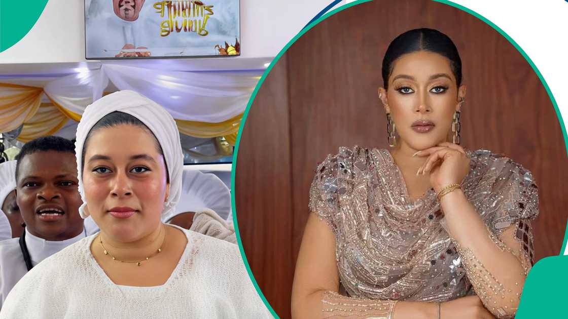 Adunni Ade under fire after unexpected appearance in celestial church