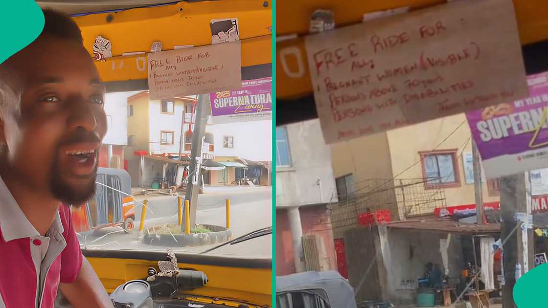 Keke driver melts hearts for making his tricycle free for 3 classes of passengers; pregnant women, the elderly and people living with disabilities. Keke driver melts hearts for making his tricycle free for 3 classes of passengers; pregnant women, the elderly and people living with disabilities.