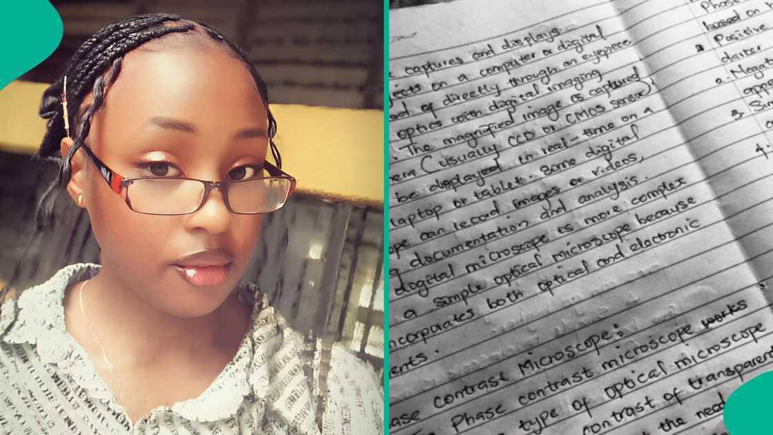 UNICAL female student trends on social media after flaunting her beautiful handwriting UNICAL female student trends on social media after flaunting her beautiful handwriting