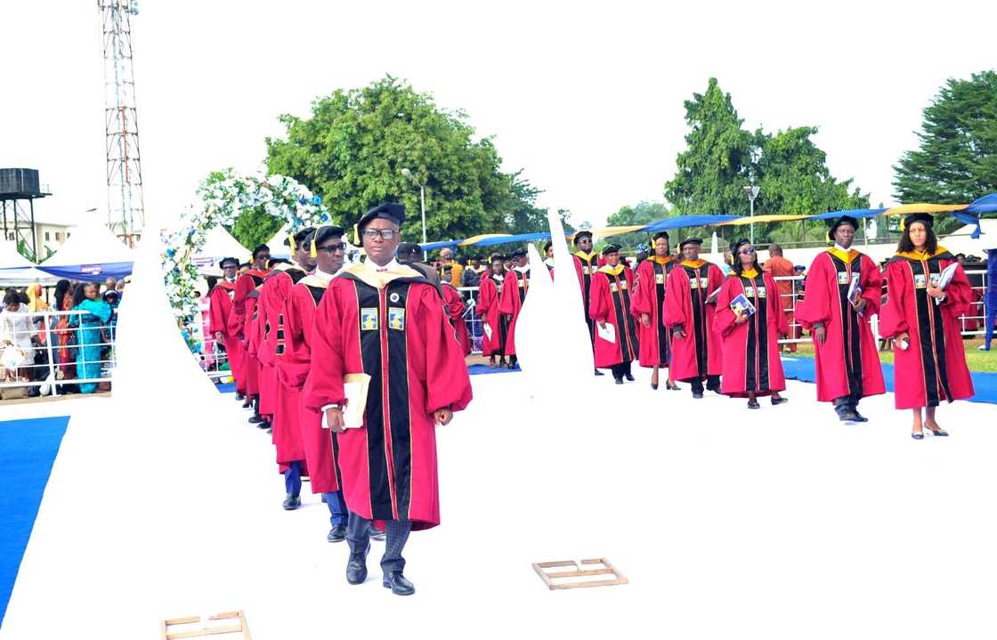 Graduating Babcock University candidates