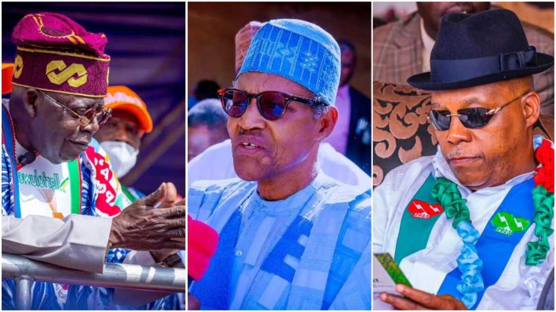 Bola Tinubu/Muhammadu Buhari/Kashim Shettima/May 29/2023 Election/Tolu Ogunlesi Bola Tinubu/Muhammadu Buhari/Kashim Shettima/May 29/2023 Election/Tolu Ogunlesi