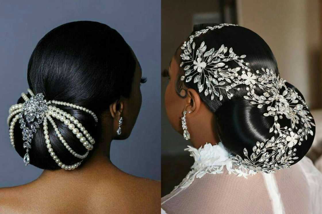 bridal hairstyles with frontal