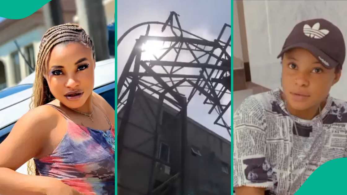 Lady who died in Lagos after water tank fell on her. Lady who died in Lagos after water tank fell on her.