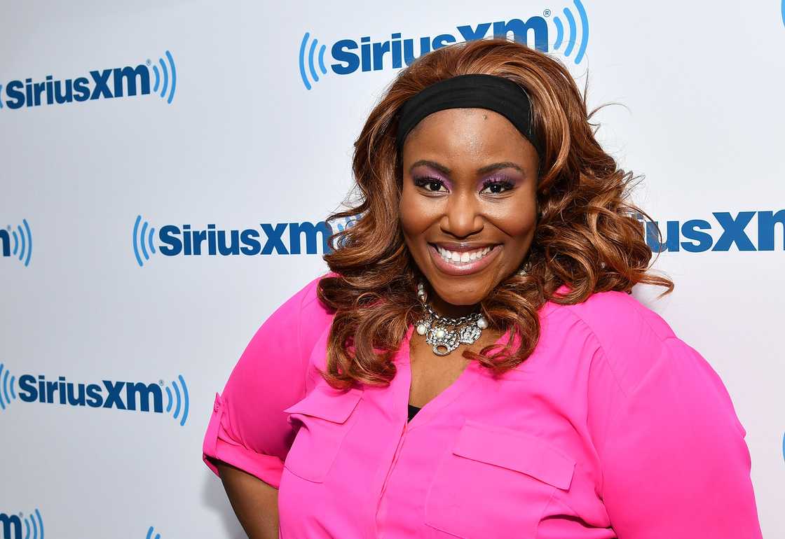 Recording creator  Mandisa visits SiriusXM Studios successful  New York City