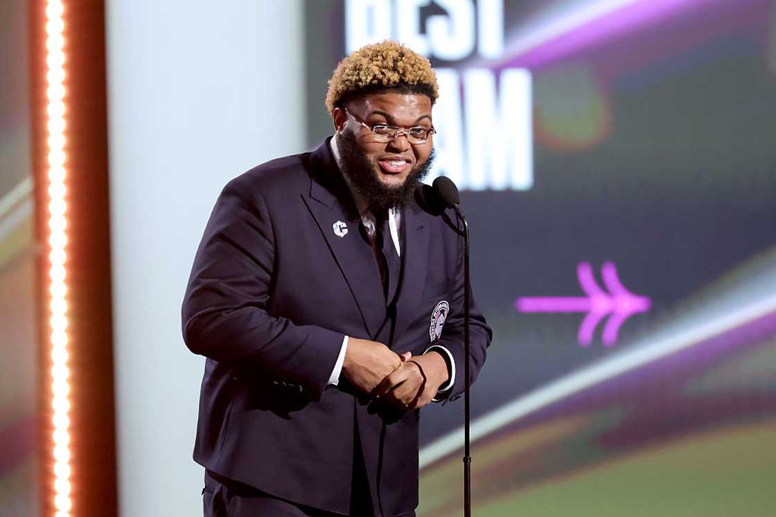 Druski speaks to an audience at the 2025 ESPY Awards