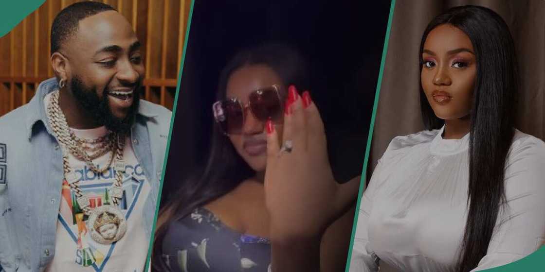 Chioma shows off ring ahead of wedding. Chioma shows off ring ahead of wedding.