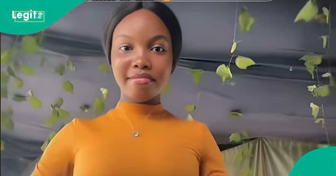 Lady whose father commented on her TikTok page displays screenshot Lady whose father commented on her TikTok page displays screenshot