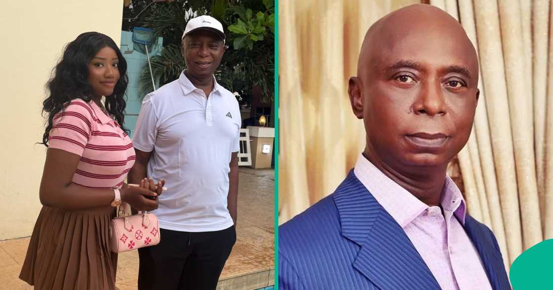 Lady shares what Ned Nwoko told her at his residence.