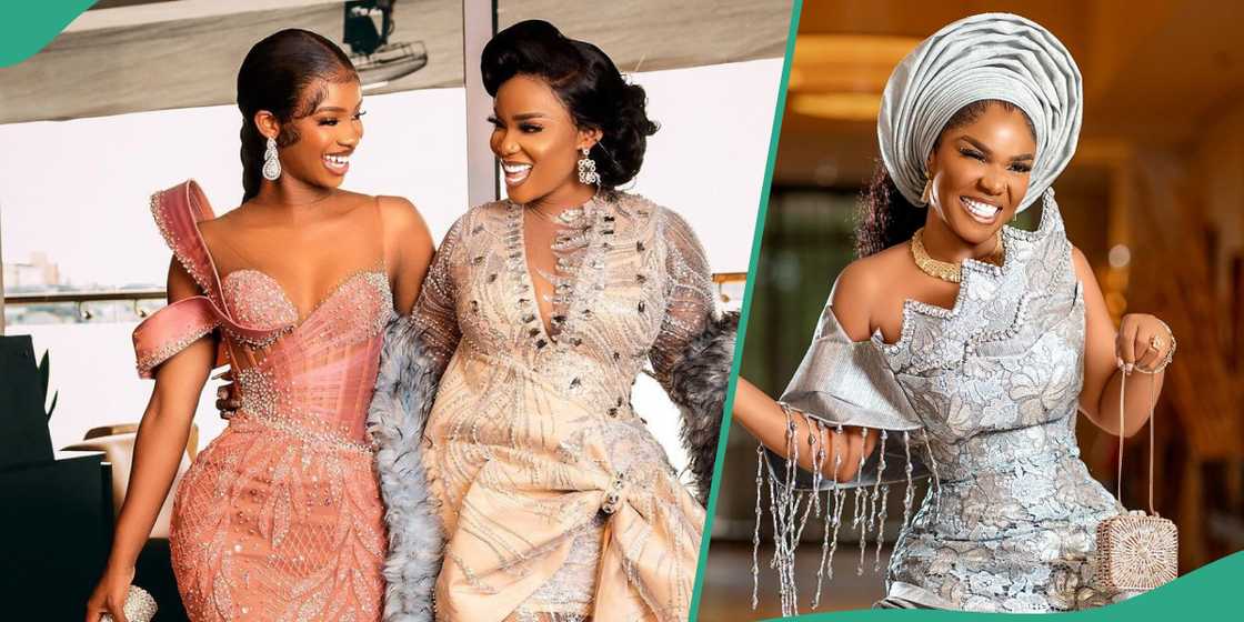 Iyabo Ojo's children prank her. Iyabo Ojo's children prank her.