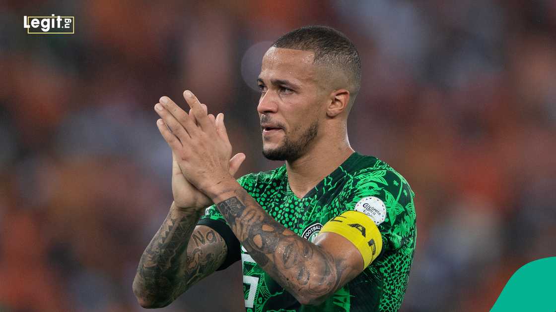 William Troost-Ekong, Nigeria, CAF, Africa Cup of Nations, Ivory Coast. William Troost-Ekong, Nigeria, CAF, Africa Cup of Nations, Ivory Coast.